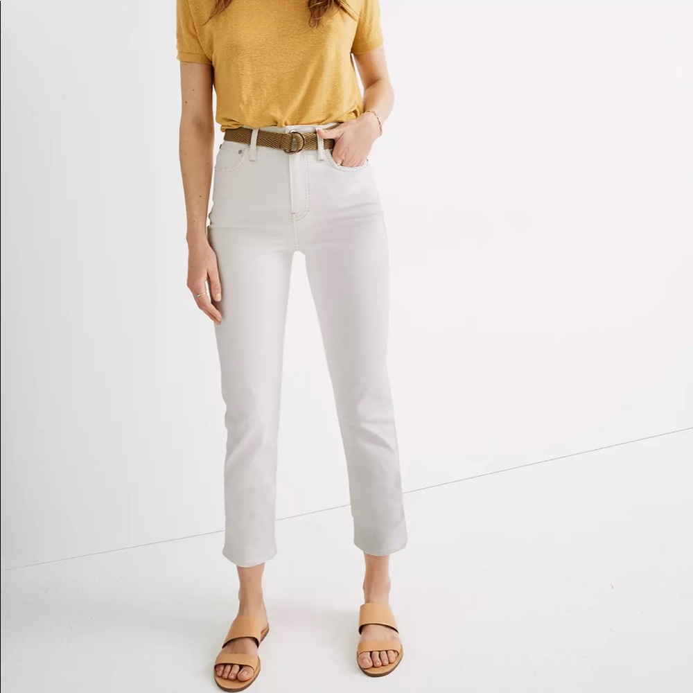 NWT Madewell Classic Straight Jeans - Picture 2 of 3
